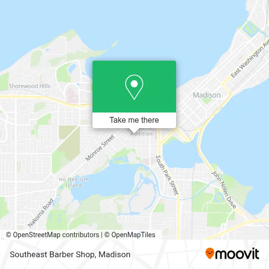 Southeast Barber Shop map
