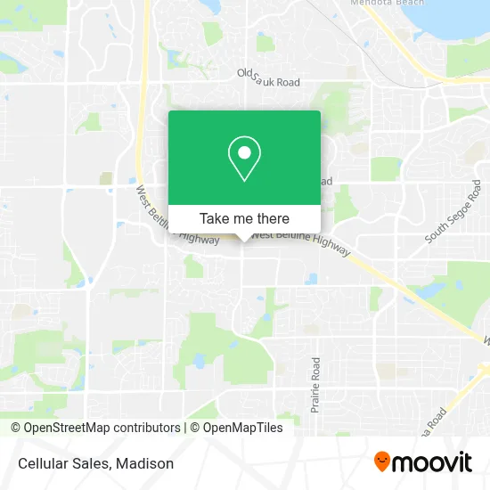 Cellular Sales map