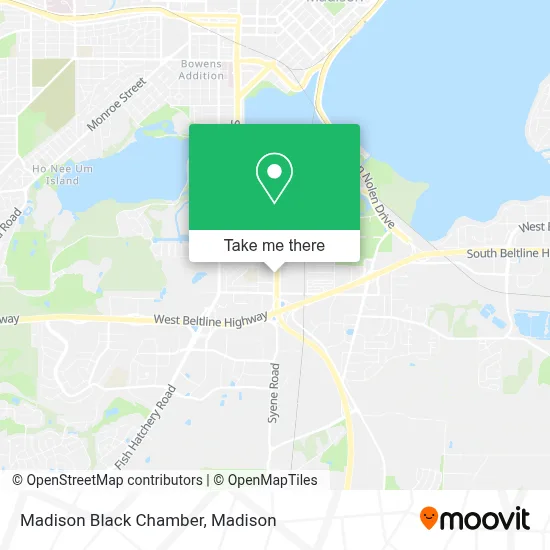Madison Black Chamber map