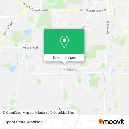 Sprint Store map