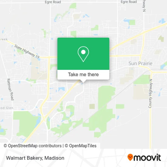 Walmart Bakery map