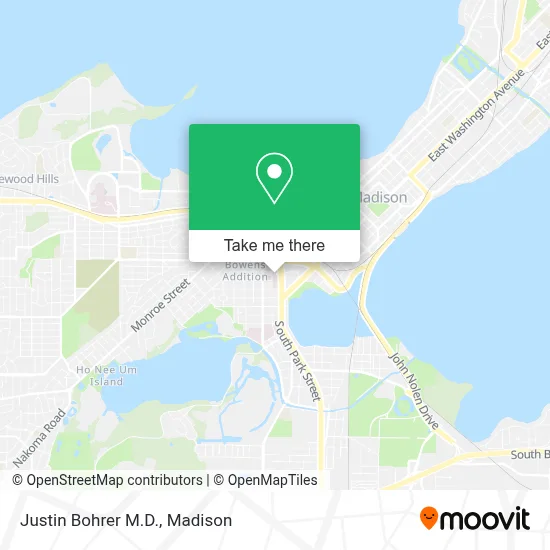Justin Bohrer M.D. map