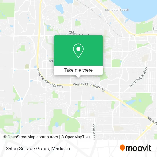 Salon Service Group map
