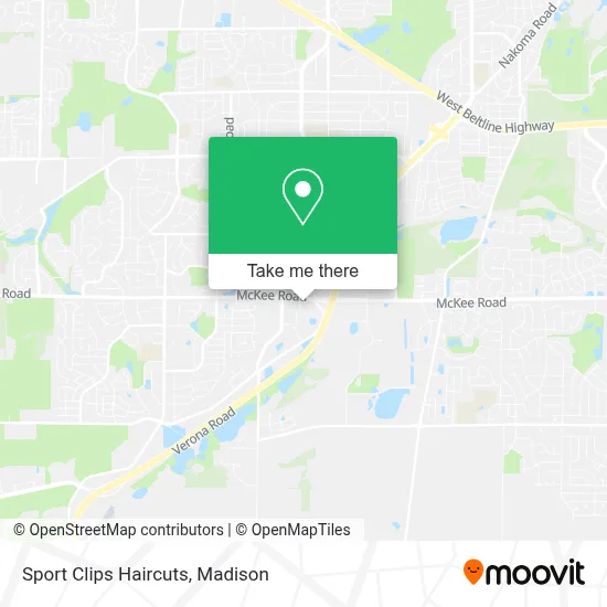 Sport Clips Haircuts map