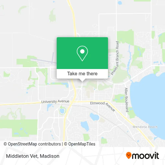 Middleton Vet map