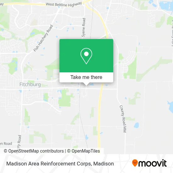 Madison Area Reinforcement Corps map