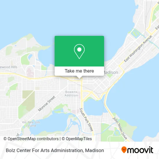 Bolz Center For Arts Administration map