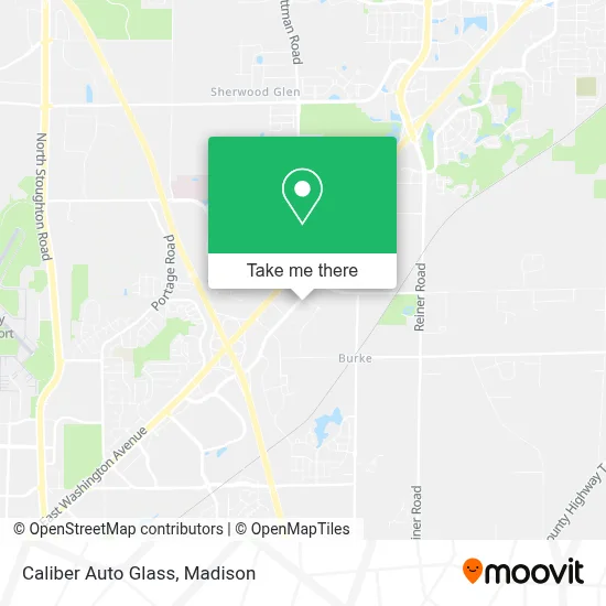 Caliber Auto Glass map