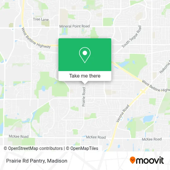 Prairie Rd Pantry map