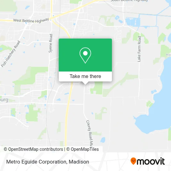 Metro Eguide Corporation map