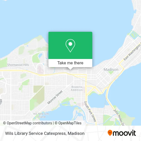 Wils Library Service Catexpress map