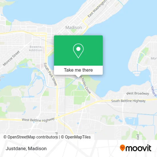 Justdane map