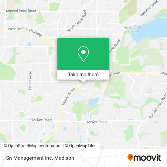 Sn Management Inc map