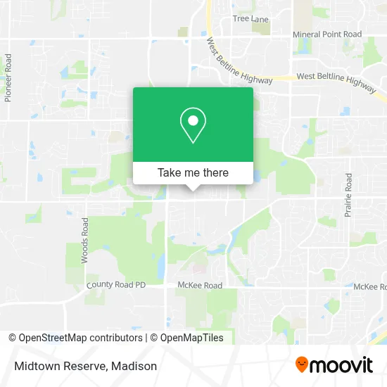 Midtown Reserve map
