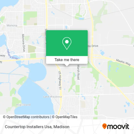 Countertop Installers Usa map