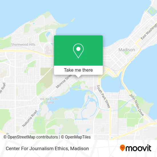 Center For Journalism Ethics map