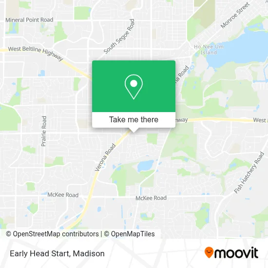 Early Head Start map