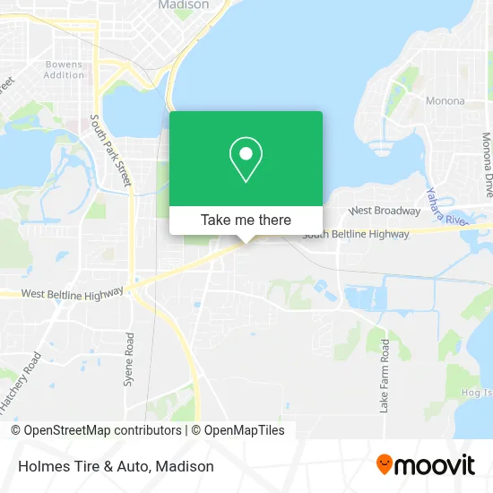 Holmes Tire & Auto map