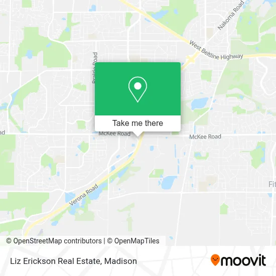 Liz Erickson Real Estate map