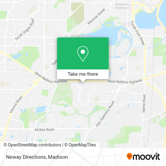 Neway Directions map