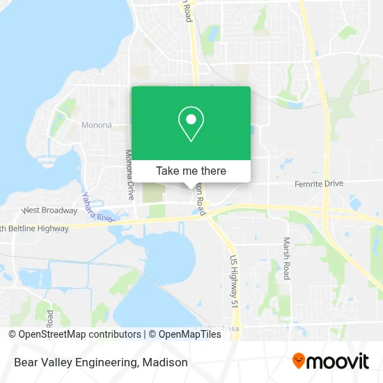 Bear Valley Engineering map