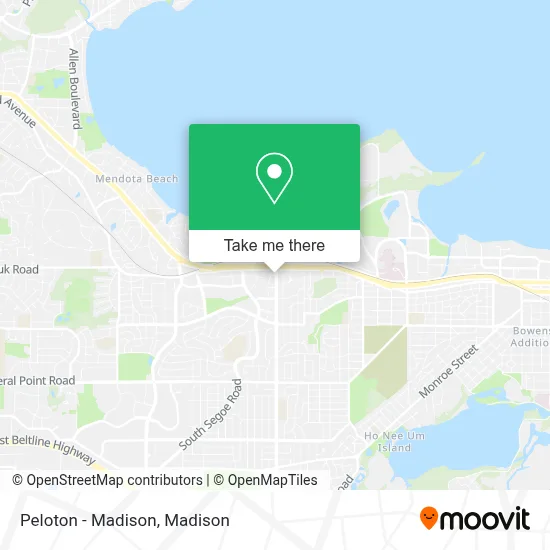 Peloton - Madison map