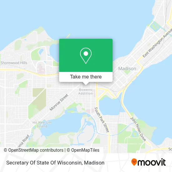 Secretary Of State Of Wisconsin map