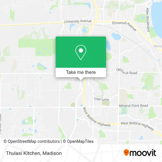 Thulasi Kitchen map