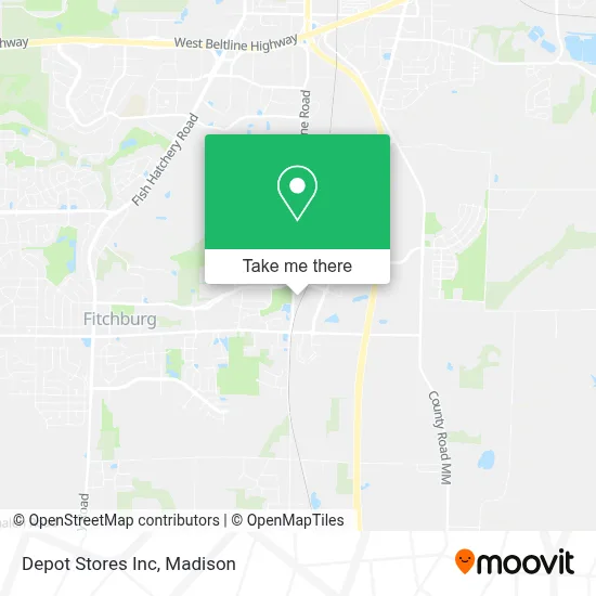 Depot Stores Inc map