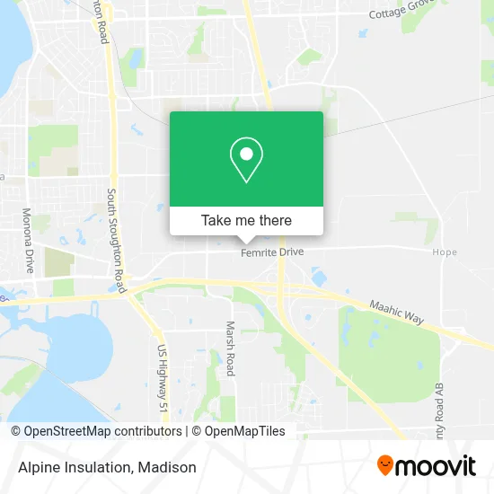 Alpine Insulation map