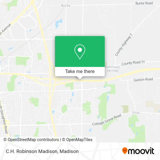 C.H. Robinson Madison map