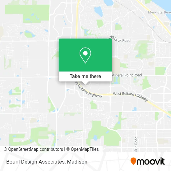 Bouril Design Associates map