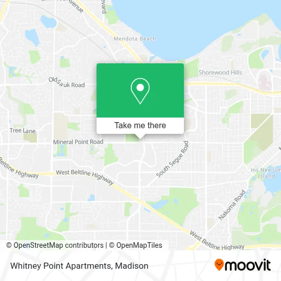Whitney Point Apartments map