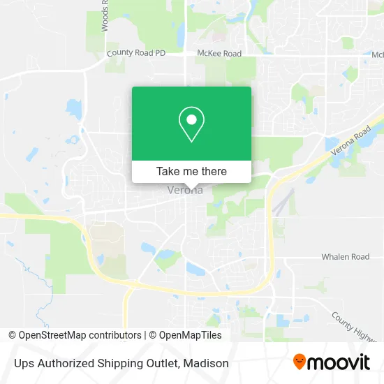 Ups Authorized Shipping Outlet map
