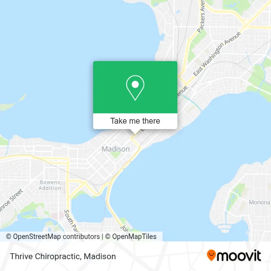 Mapa de Thrive Chiropractic