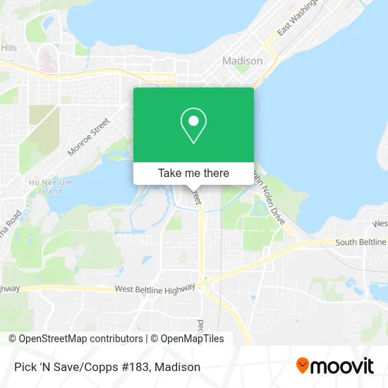 Pick 'N Save/Copps #183 map