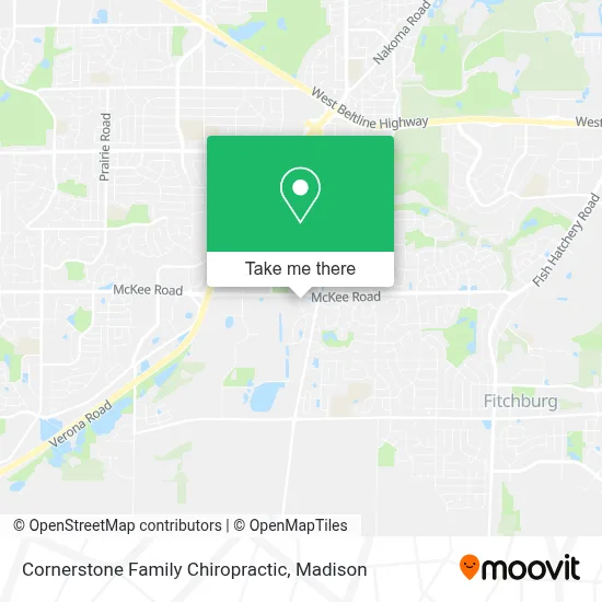 Cornerstone Family Chiropractic map