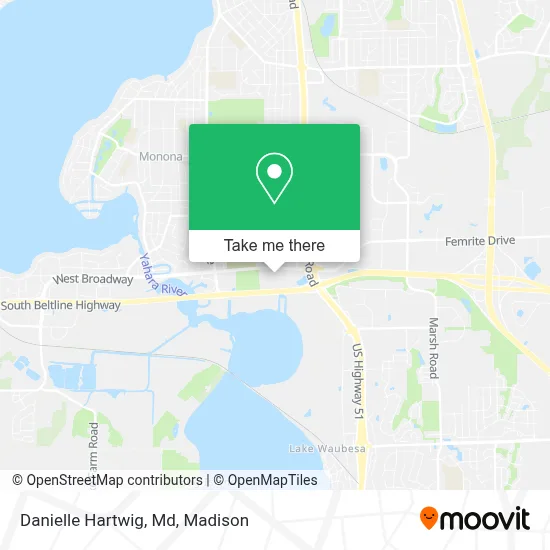 Danielle Hartwig, Md map