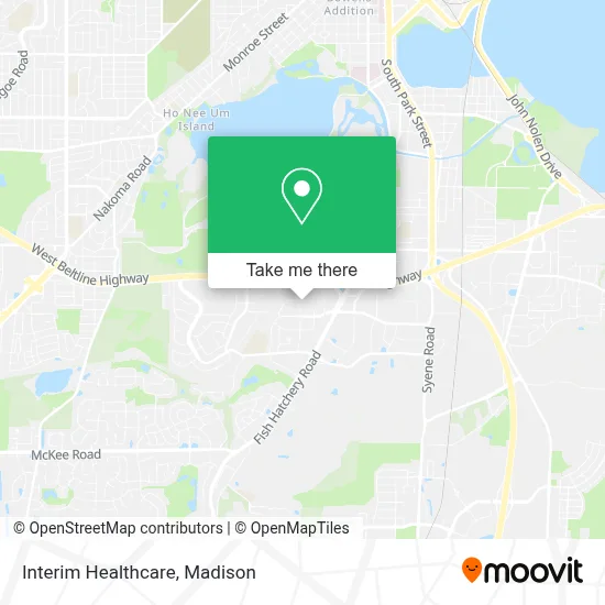 Interim Healthcare map