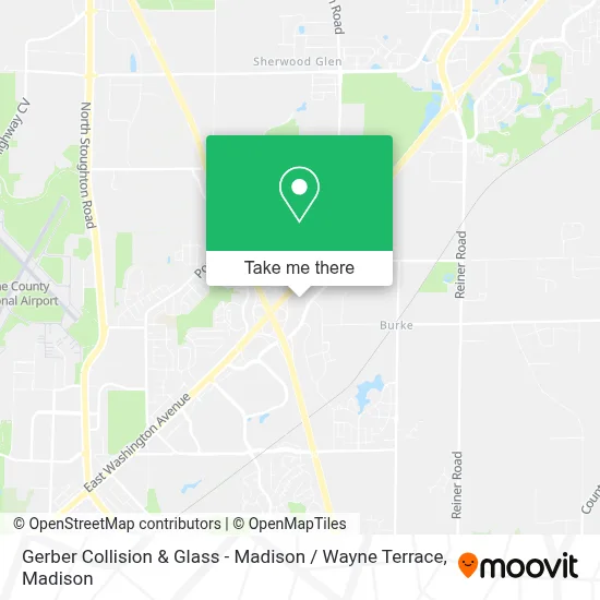 Gerber Collision & Glass - Madison / Wayne Terrace map