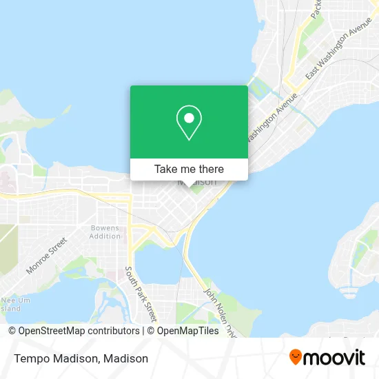 Tempo Madison map