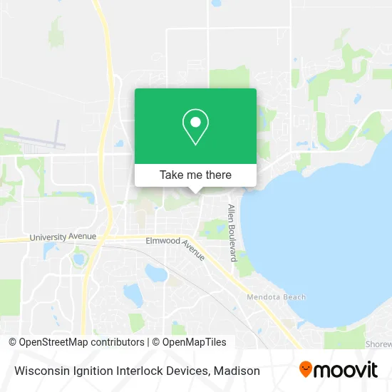 Wisconsin Ignition Interlock Devices map
