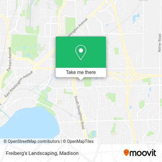 Freiberg's Landscaping map