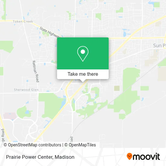 Prairie Power Center map