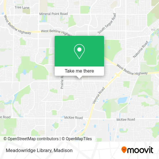 Meadowridge Library map