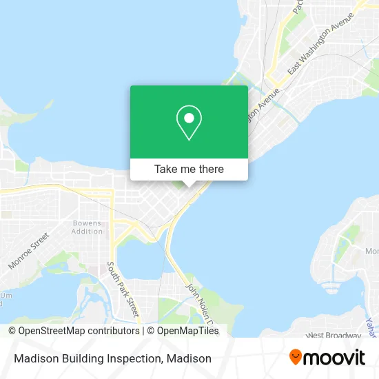 Madison Building Inspection map