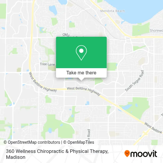 360 Wellness Chiropractic & Physical Therapy map