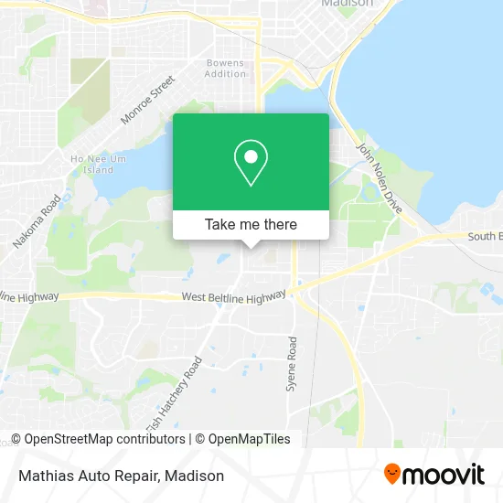 Mapa de Mathias Auto Repair