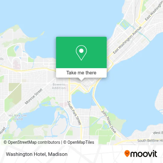 Hotel Washington map