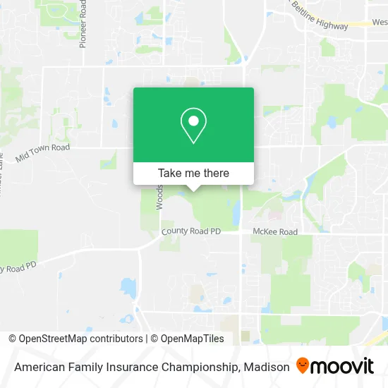 American Family Insurance Championship map